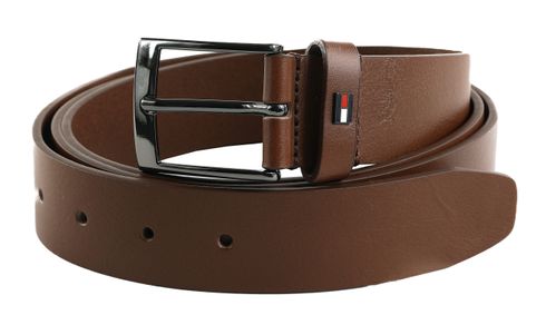 TOMMY HILFIGER Adan New Leather Belt 3.5 EXT W85 Tan