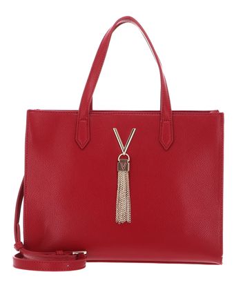 VALENTINO Divina Shopping Bag Rosso Scuro