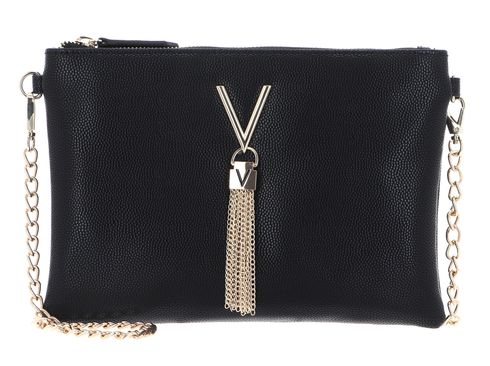 VALENTINO Divina Clutch Nero / Gold