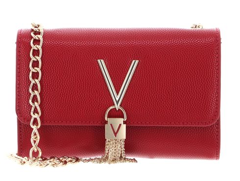 VALENTINO Divina Clutch Rosso Scuro