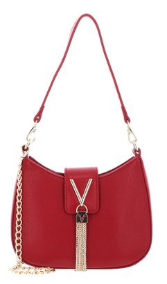VALENTINO Divina Shoulder Bag Rosso Scuro
