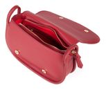 VALENTINO Vinile Flap Bag M Rosso Scuro
