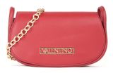 VALENTINO Vinile Flap Bag M Rosso Scuro