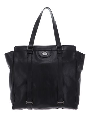 THE BRIDGE Fabio Tote Bag Nero Abb. Rutenio Scuro