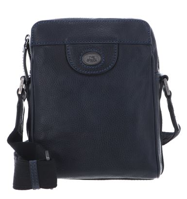 THE BRIDGE Fabio Crossover Bag Blu Navy Rutenio Scuro Opaco