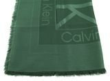 Calvin Klein Monogram Jacquard Light Scarf Palm Green