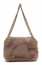 REPLAY Crossbody Bag Taupe Gray REPLAY Crossbody Bag Taupe Gray
