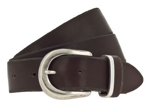 b.belt Vally Belt W75 Dark Brown