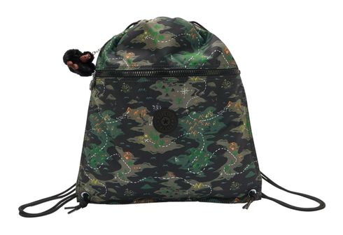 kipling Back To School Print Supertaboo Backpack M Camo Treasure