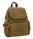 kipling Basic City Zip Mini Backpack Dry Laurel