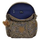 kipling Basic City Zip Backpack S Undersea Leaves