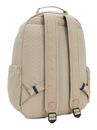 kipling Basic Plus Seoul Backpack Sign Beige Emb