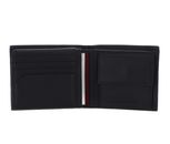 TOMMY HILFIGER TH Premium CC Flap and Coin Bifold Wallet Black TOMMY HILFIGER TH Premium CC Flap and Coin Bifold Wallet Black