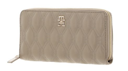 TOMMY HILFIGER TH Refined Zip Around Wallet Beige