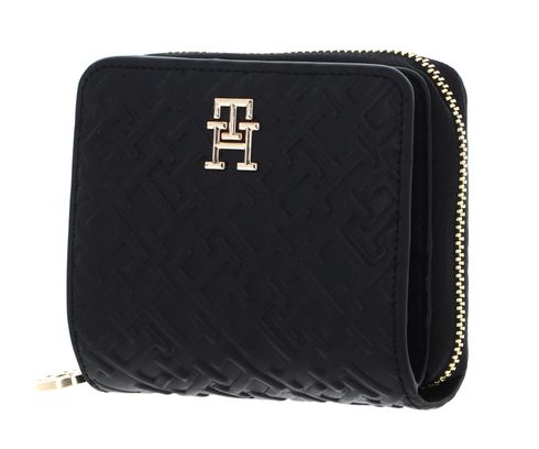 TOMMY HILFIGER TH Distinct Zip Around Wallet Black