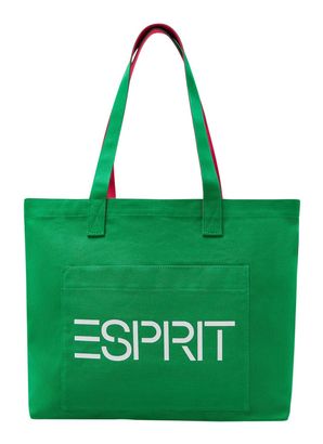 ESPRIT Logo EW Tote Green