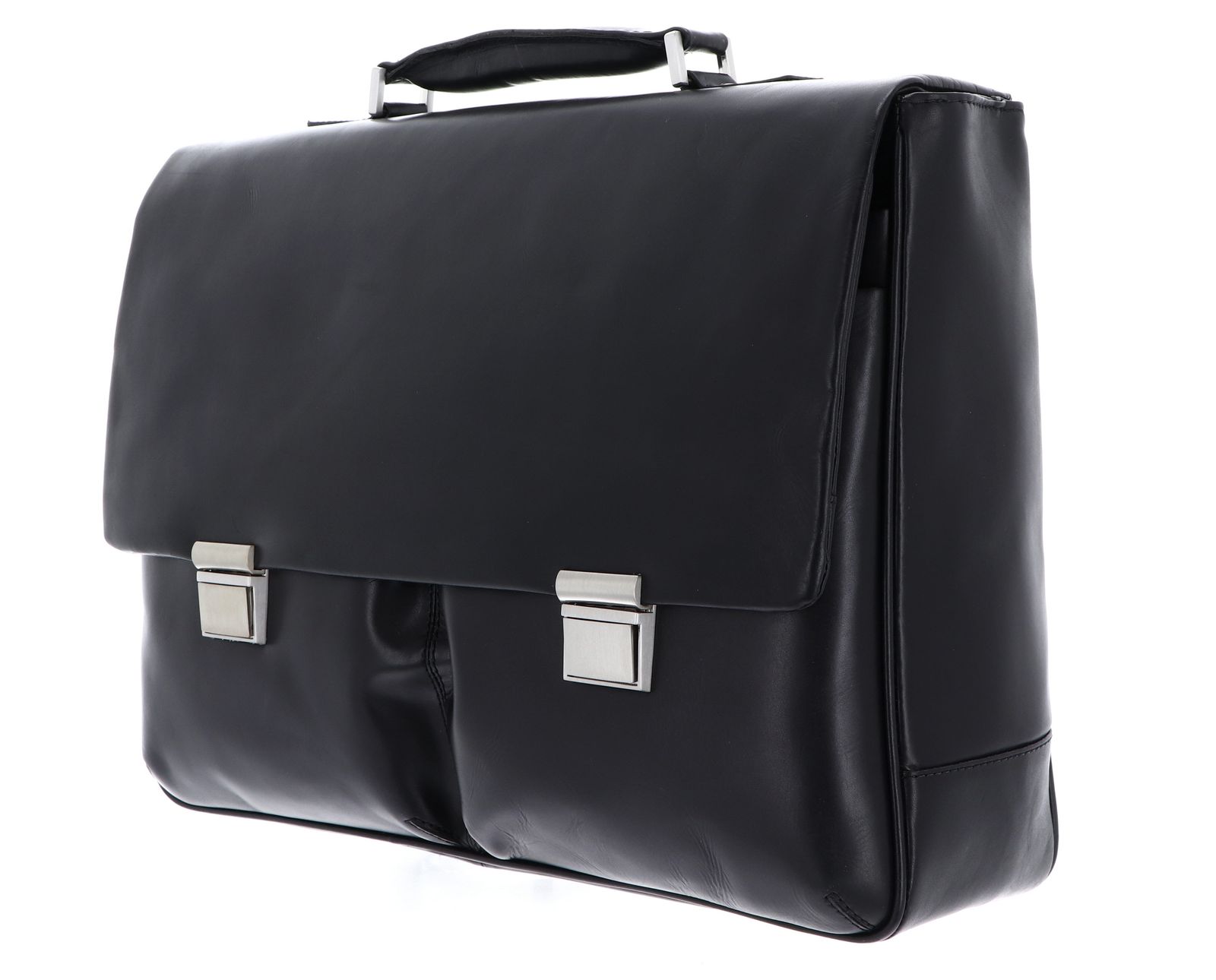 LEONHARD HEYDEN Chicago Briefcase 2 Compartments Black LEONHARD HEYDEN Chicago Briefcase 2 Compartments Black