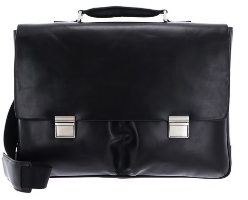 LEONHARD HEYDEN Chicago Briefcase 2 Compartments Black