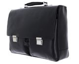 LEONHARD HEYDEN Chicago Briefcase 2 Compartments Black