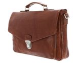 LEONHARD HEYDEN Austin Briefcase 1 Compartment S Cognac LEONHARD HEYDEN Austin Briefcase 1 Compartment S Cognac