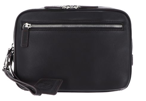 LEONHARD HEYDEN Oxford Mens Clutch Red Brown