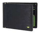 Golden Head Neon RFID Protect Scheintasche mit RV-Münzfach 1139 Schwarz