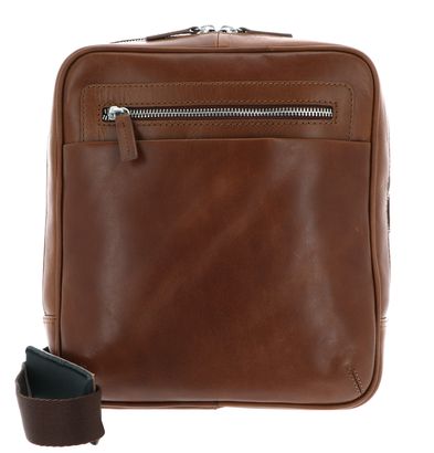 LEONHARD HEYDEN Chicago Zipper Shoulder Bag S Brown