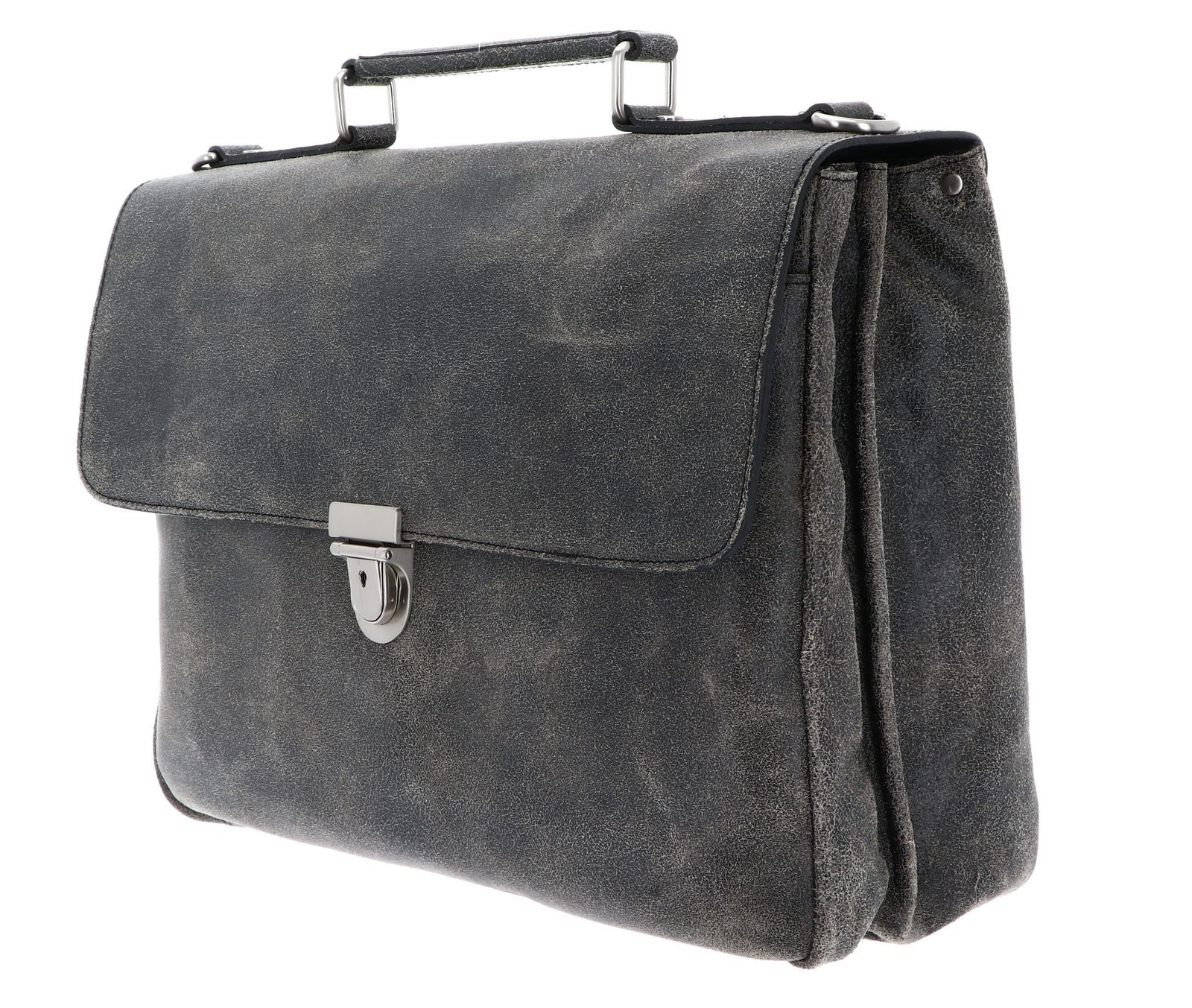 LEONHARD HEYDEN Boston Briefcase 2 Compartments Gray LEONHARD HEYDEN Boston Briefcase 2 Compartments Gray