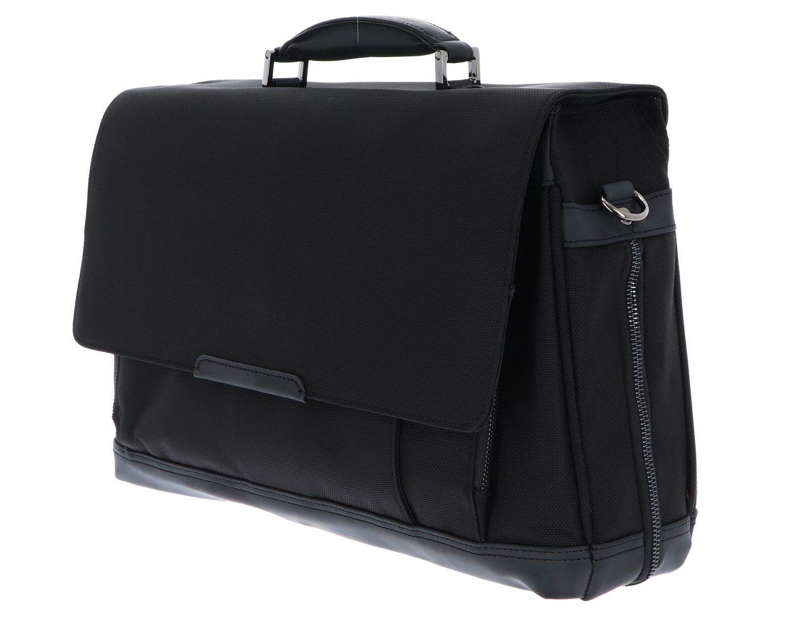 LEONHARD HEYDEN Jersey Briefcase 2 Compartments Black LEONHARD HEYDEN Jersey Briefcase 2 Compartments Black