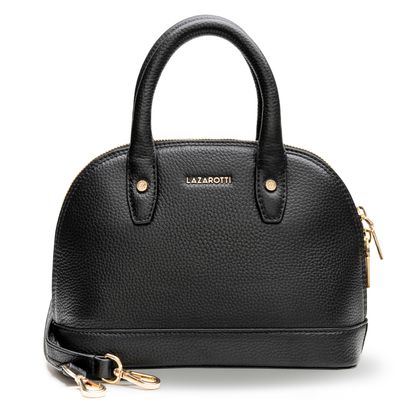 Lazarotti Bologna Leather Handbag Black 2