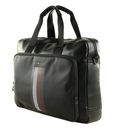 TOMMY HILFIGER TH Foundation Pique Computer Bag Black TOMMY HILFIGER TH Foundation Pique Computer Bag Black