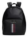 TOMMY HILFIGER TH Foundation Pique Backpack Black TOMMY HILFIGER TH Foundation Pique Backpack Black