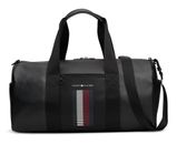 TOMMY HILFIGER TH Foundation Pique Duffle Weekender Black TOMMY HILFIGER TH Foundation Pique Duffle Weekender Black