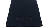 BOSS Afox Knitted Scarf Dark Blue BOSS Afox Knitted Scarf Dark Blue