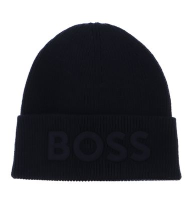 BOSS Afox Beanie Dark Blue