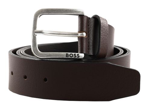 BOSS Janni Sz40 Leather Belt W105 Dark Brown