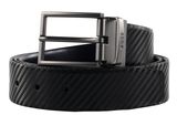 BOSS Otano-CF Sr35 sp Leather Belt W110 Black / Navy - kürzbar BOSS Otano-CF Sr35 sp Leather Belt W110 Black / Navy - kürzbar