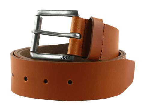 BOSS Joris Sz40 Leather Belt W90 Cognac
