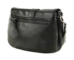 Sac à épaule FREDsBRUDER Olivia Saddle Bag - Cuir Noir, Bandoulière Ajustable, Neuf Avec étiquettes