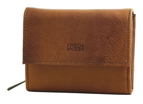 FREDsBRUDER My Old Friend Flap Wallet Dark Caramel