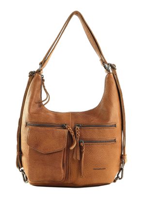 FREDsBRUDER My Old Friend Hybrid Hobo Bag Dark Caramel