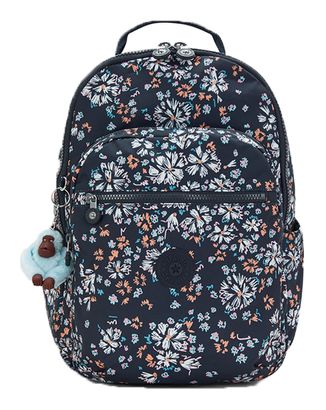 kipling Back To School Print Backpack L Flower Field