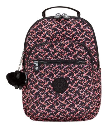 kipling Basic Print Seoul Backpack S Dancing Bouquet