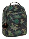 kipling Back To School Print Seoul Lap Backpack L Camo Treasure