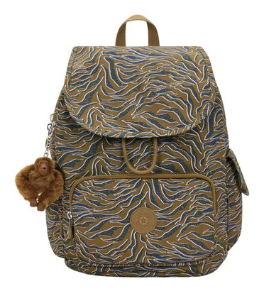 kipling Basic Print City Pack Mini Backpack S Undersea Leaves