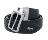 LACOSTE Elegance Punch Plain Leather Belt W105 Camouflage / Clay-Navy Blue-Archipelago - shortenable