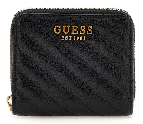 GUESS Sela SLG Zip Around S Black