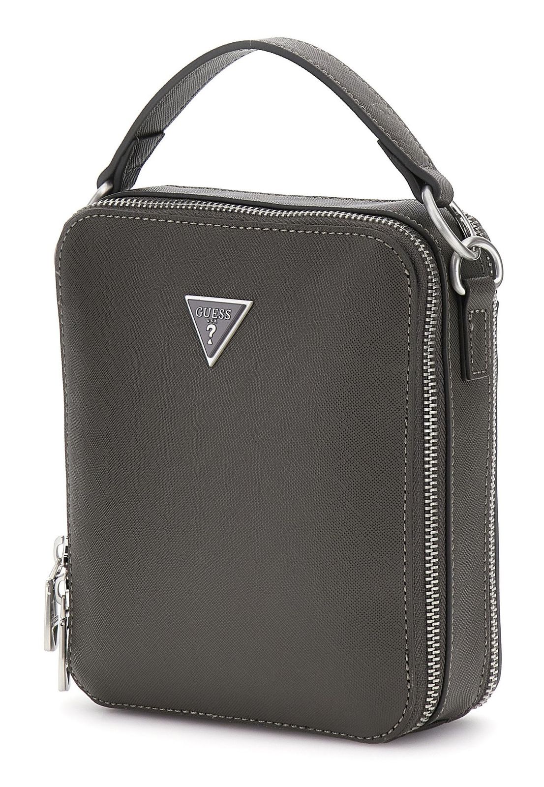 Borsa A Tracolla GUESS Torino Double Zip XBody Con Cerniera Verticale – Dark Black
