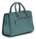 GUESS Cresidia Status Satchel Teal GUESS Cresidia Status Satchel Teal