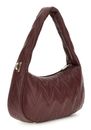 GUESS Eda Top Zip Shoulder Bag Burgundy